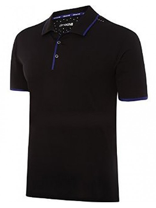 Adidas Black Climachill Solid Polo Shirt 