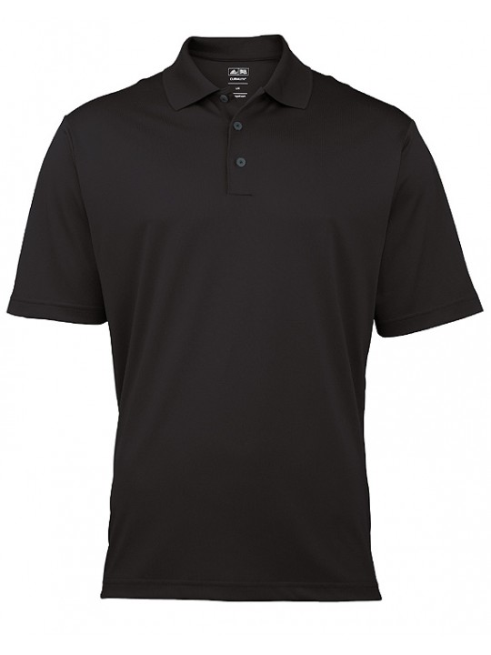 Black Adidas ClimaLite Pique Polo Shirt