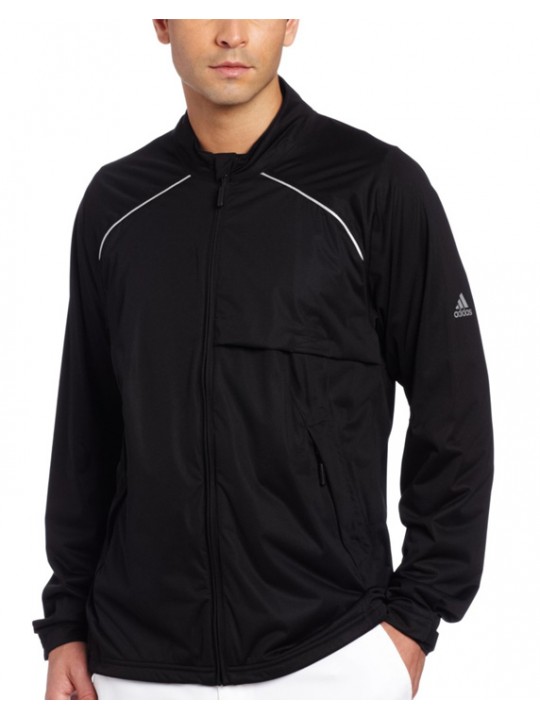 Adidas Waterproof® Black Softshell Zip Jacket