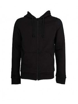 BEC Collection Mens black full zip hoodie Top 