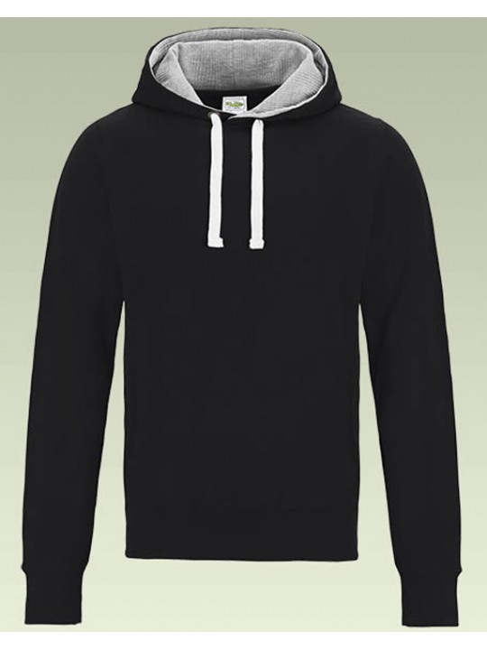 AWD Black Chunky heavy duty hoodie Pullover Hooded Top