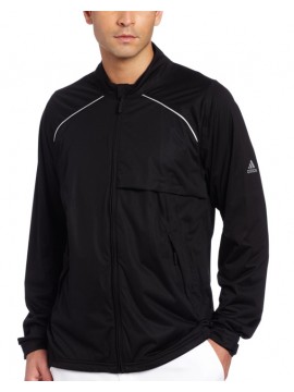 Adidas Waterproof® Black Softshell Zip Jacket