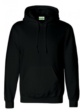 AWD Street Jet Black Pullover Hoodie with thumb whole Top